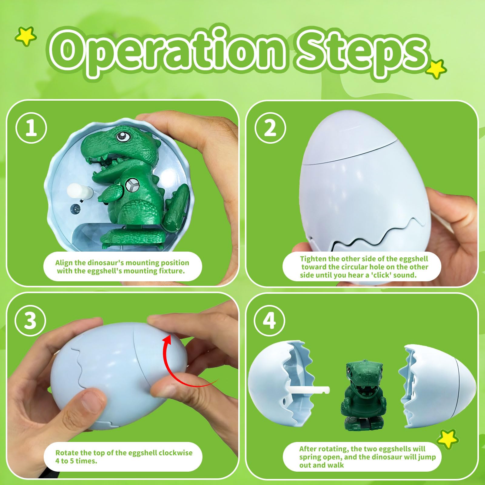Dinosaur Egg Toys - Hatching Surprise! -2
