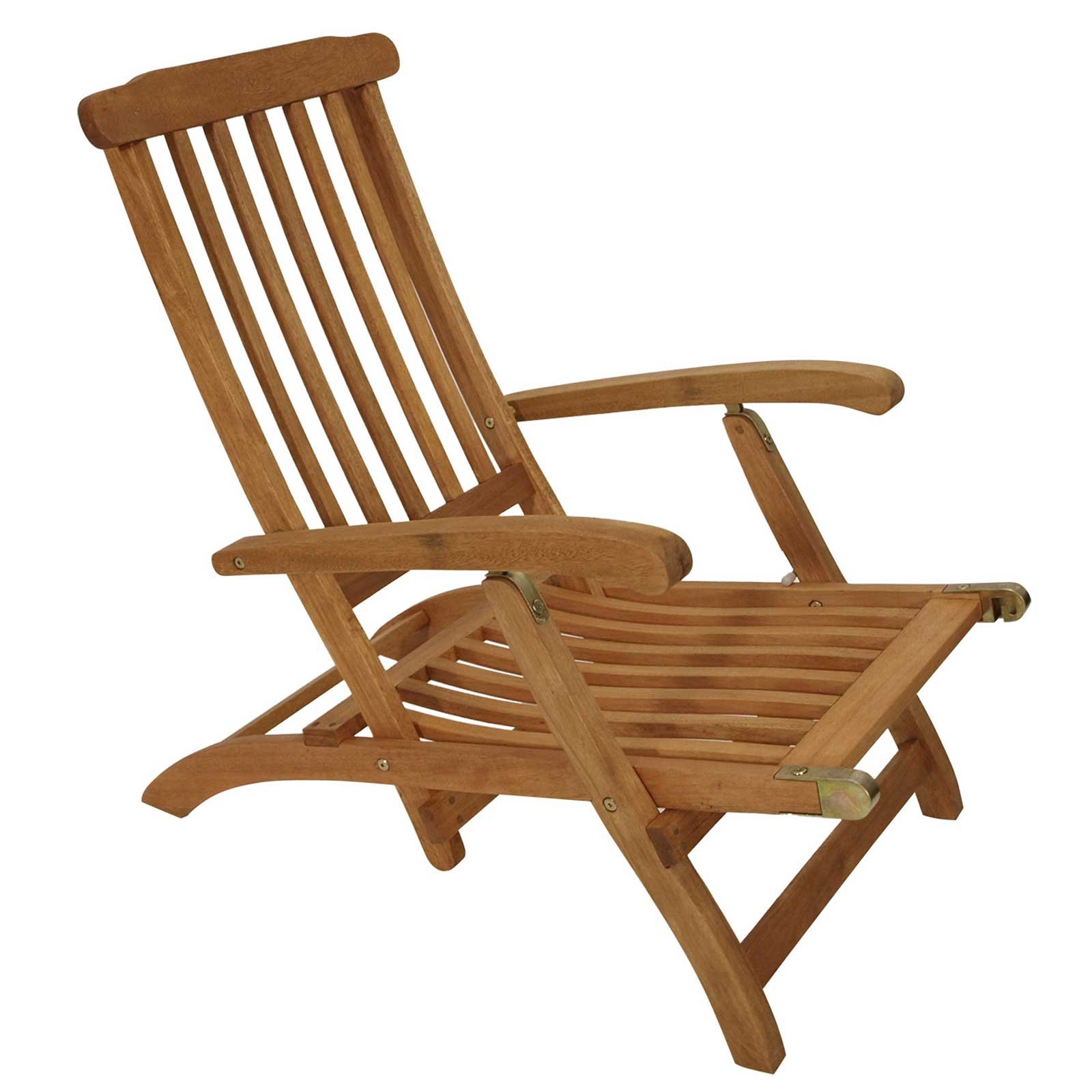 Deckchair Maine, Eukalyptus Hartholz, mit Fußteil, FSC® zertifizert