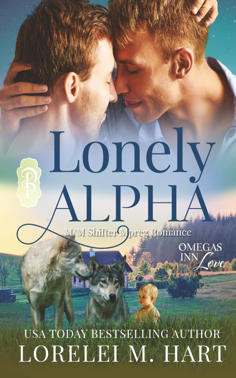 Lonely Alpha: M/M Shifter Mpreg Romance (Omegas Inn Love)