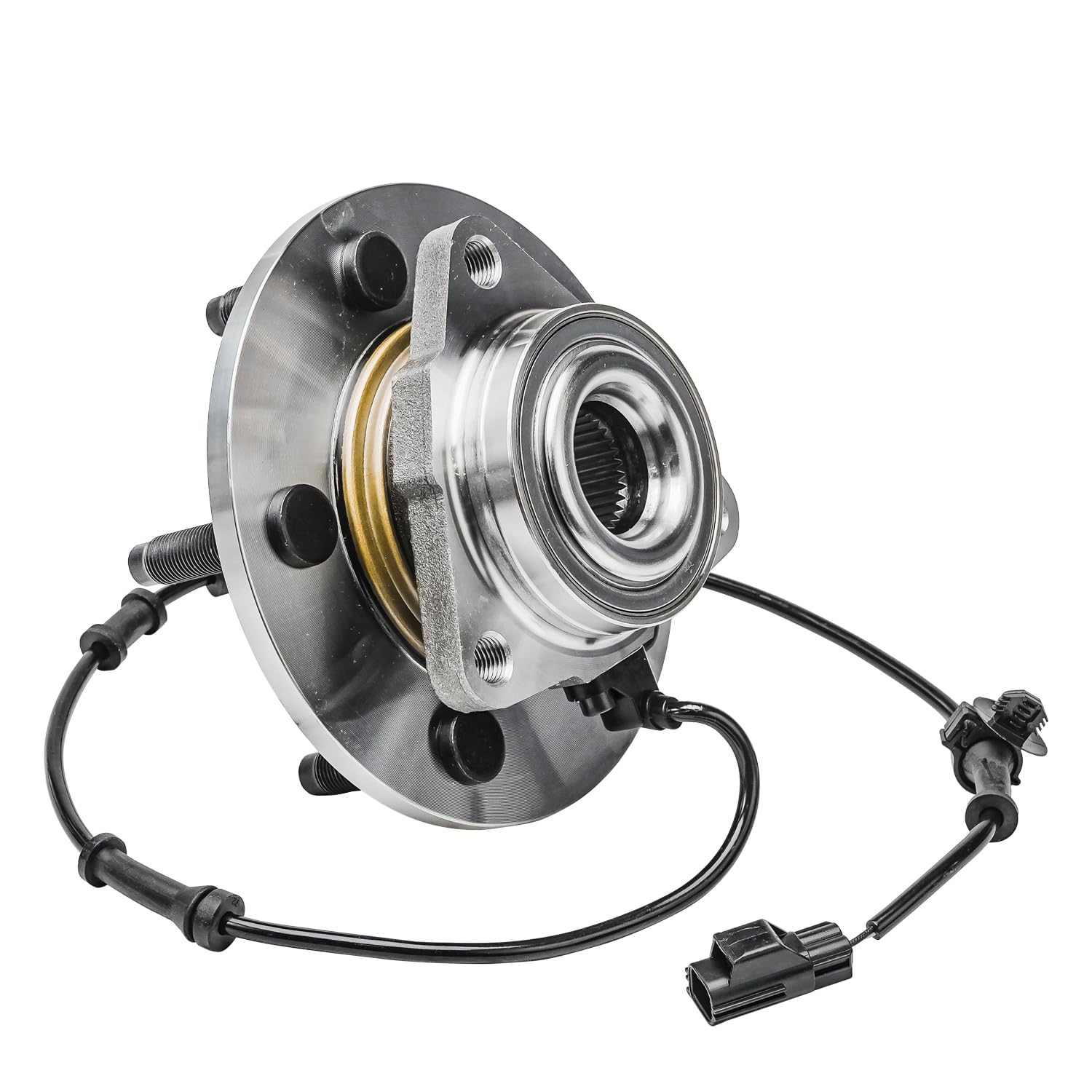 Dodge RAM 1500 Hub Bearing JLEO Front Wheel Hub Bearing Assembly For 2002-2008 Dodge RAM 1500 - 5 Lug Non-ABS 2WD/4WD Compatible 5 Lug Non-ABS Hub - Foto 3
