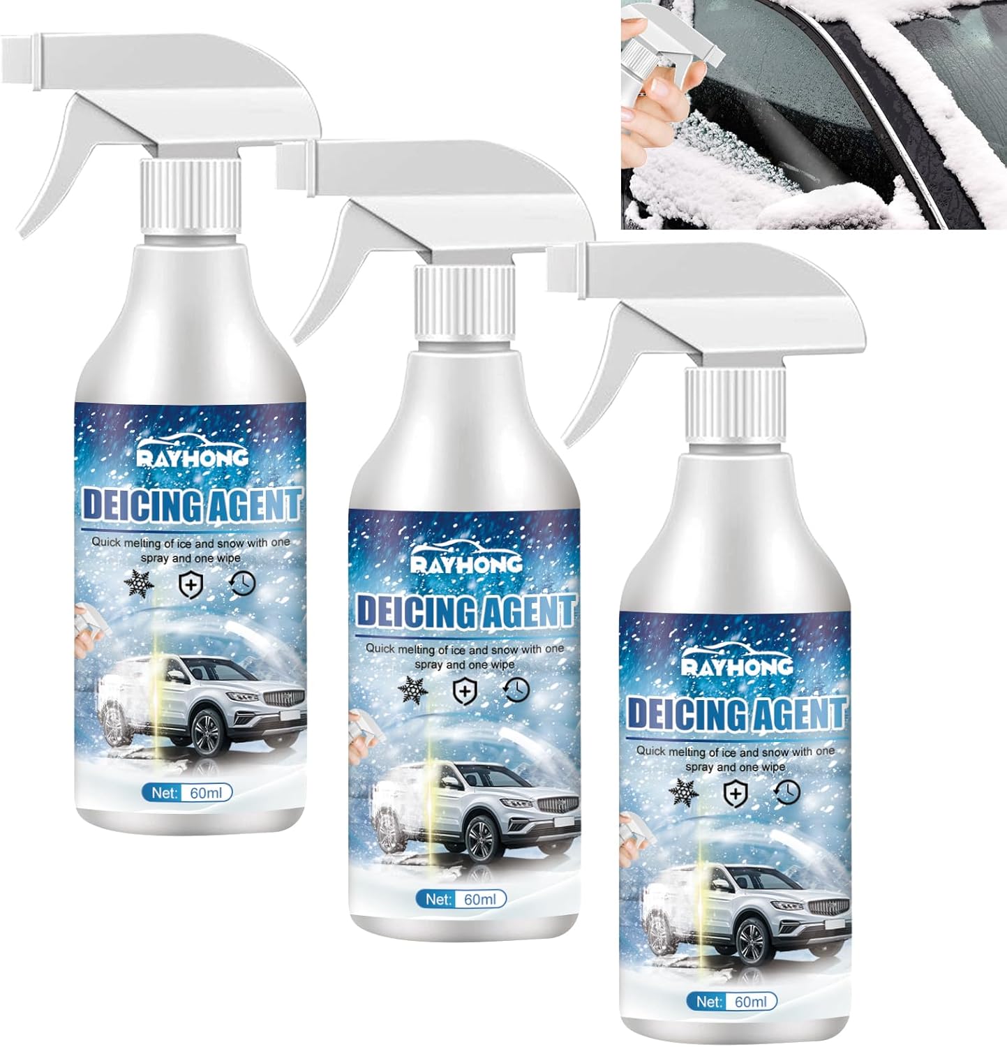 HUEOKNEG De Icer for Car Windshield Defroster, Window