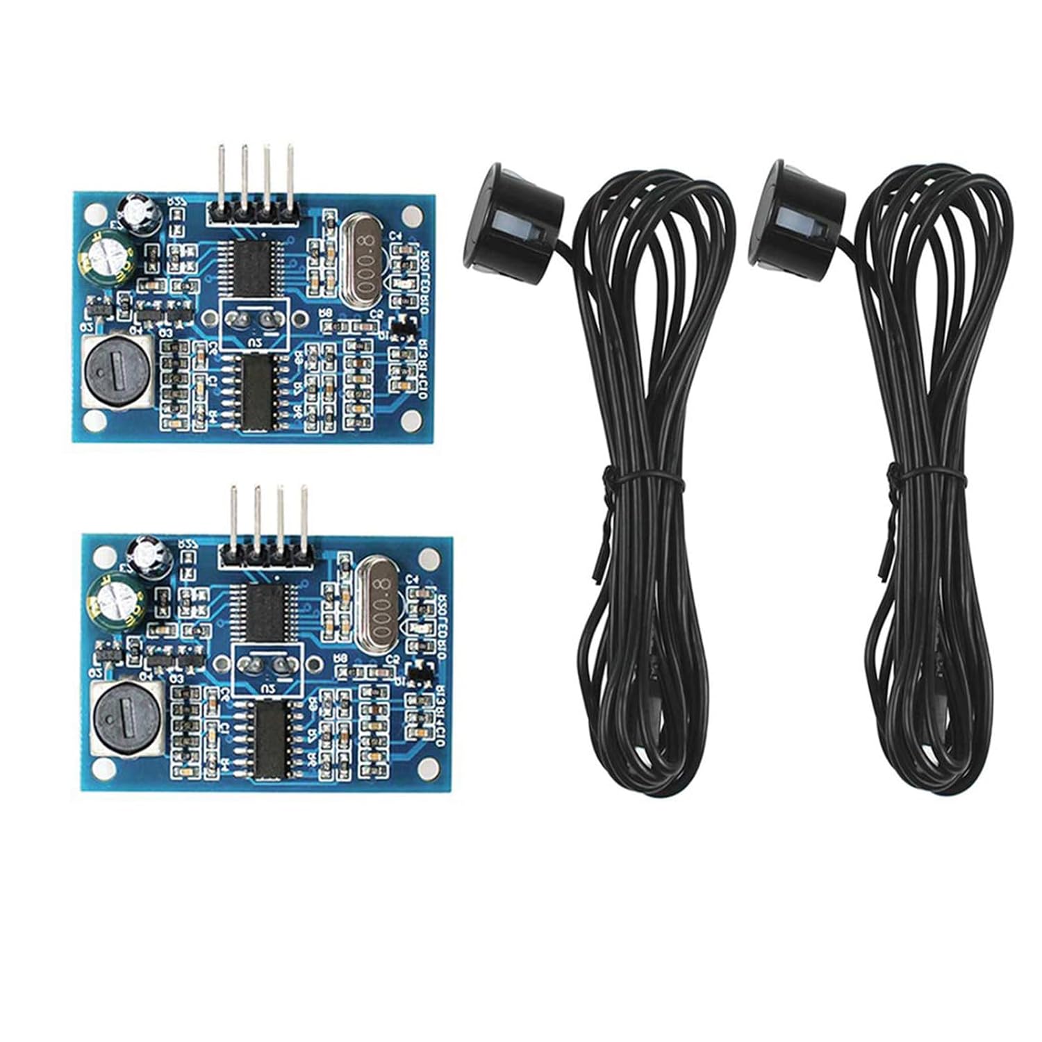 2pcs JSN-SR04T Waterproof Ultrasonic Sensor: 25cm-4M Distance Measuring Module for Arduino​