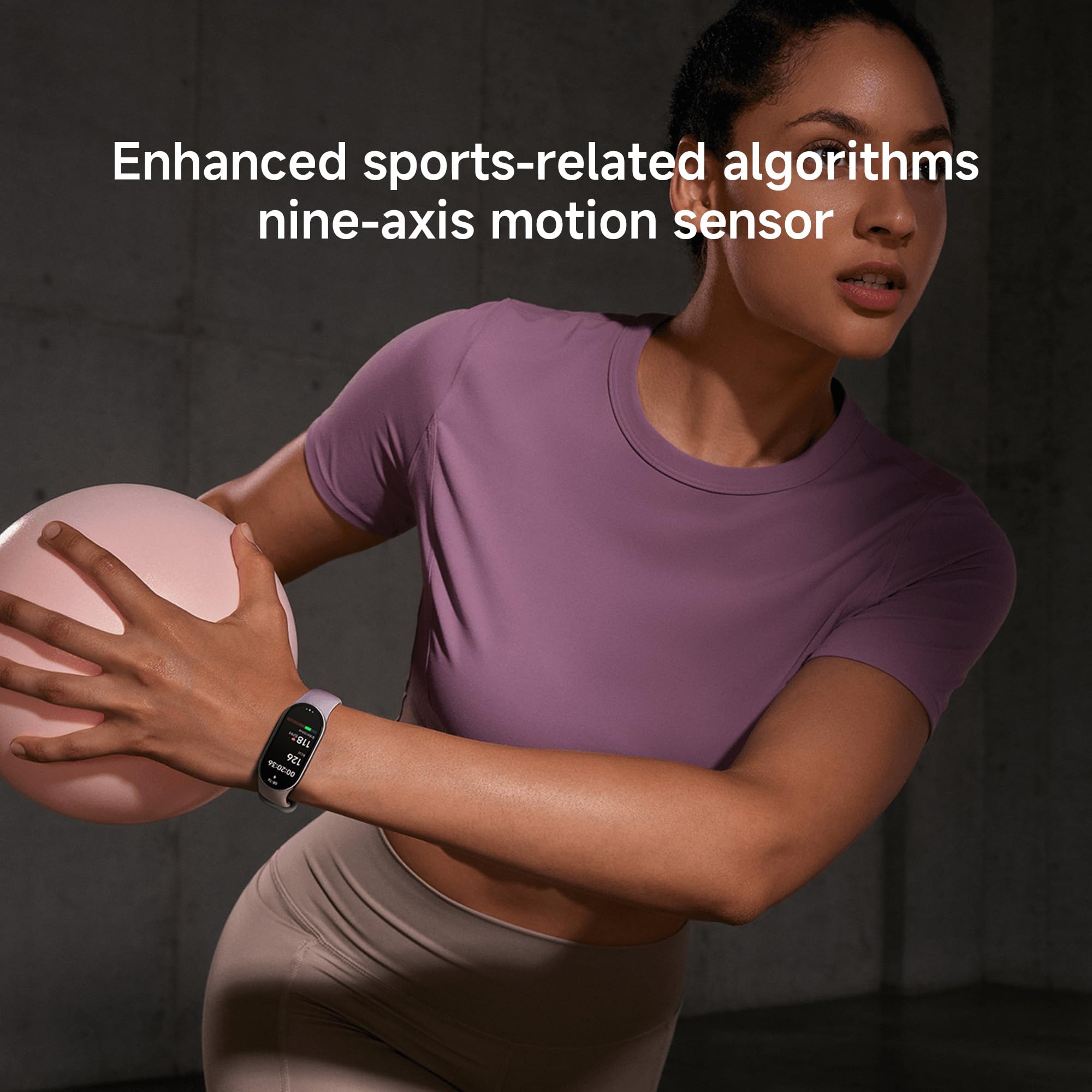 XIAOMI Mi Smart Watch Band 10, 5ATM Waterproof Fitness Step Tracker Sports Digital Smart Watch Health Band for Men Women, 1.72" AMOLED Display, 150+ Sports Modes 24/7 Sleep Monitor (Glacier Silver)