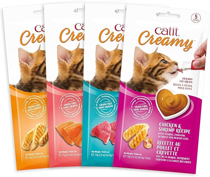Catit Catit Creamy Lickable Cat Treat - Sabor Surtido - 50 Paq miniatura 7