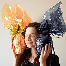 Morepack Black Cellophane Wrap Roll, Translucent Black Cellophane Wrapping Paper, 16 Inch Width x 100 Ft Long Colored Cellophane Rolls for Gift Baskets,DIY Arts Crafts Decoration and More