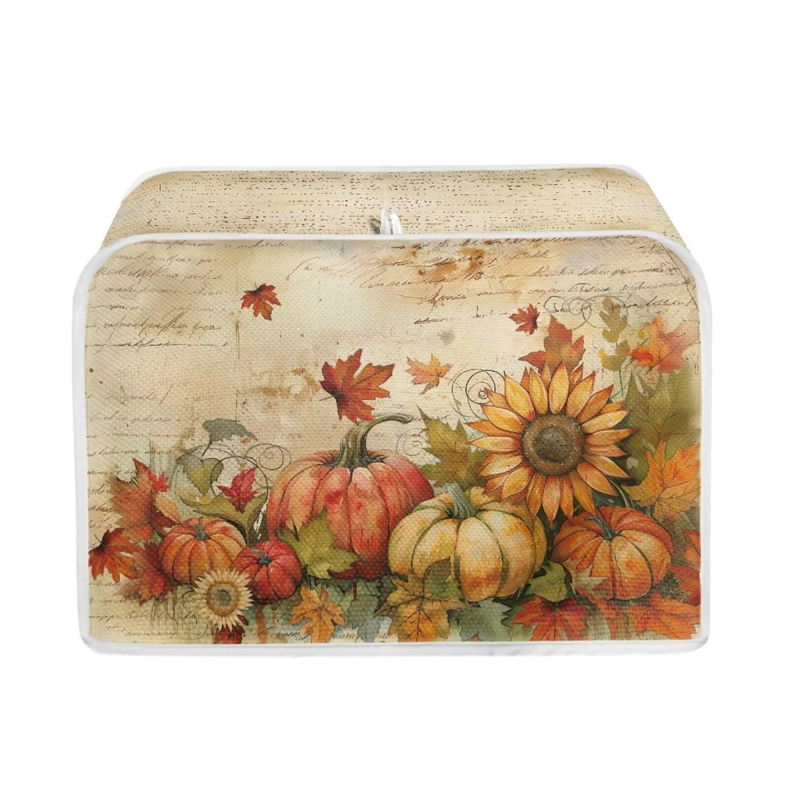 Sunflower Pumpkin 2 Slice Toaster Cover Thankisgiving Decor