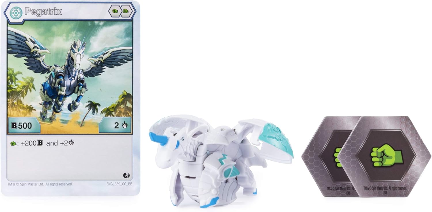 Bakugan, Pegatrix, 2-inch Tall Collectible Transforming Creature, for Ages 6 and Up