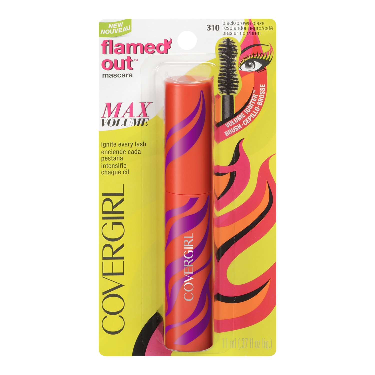 COVERGIRL Flamed Out Mascara Black/Brown Blaze 310, .37 oz