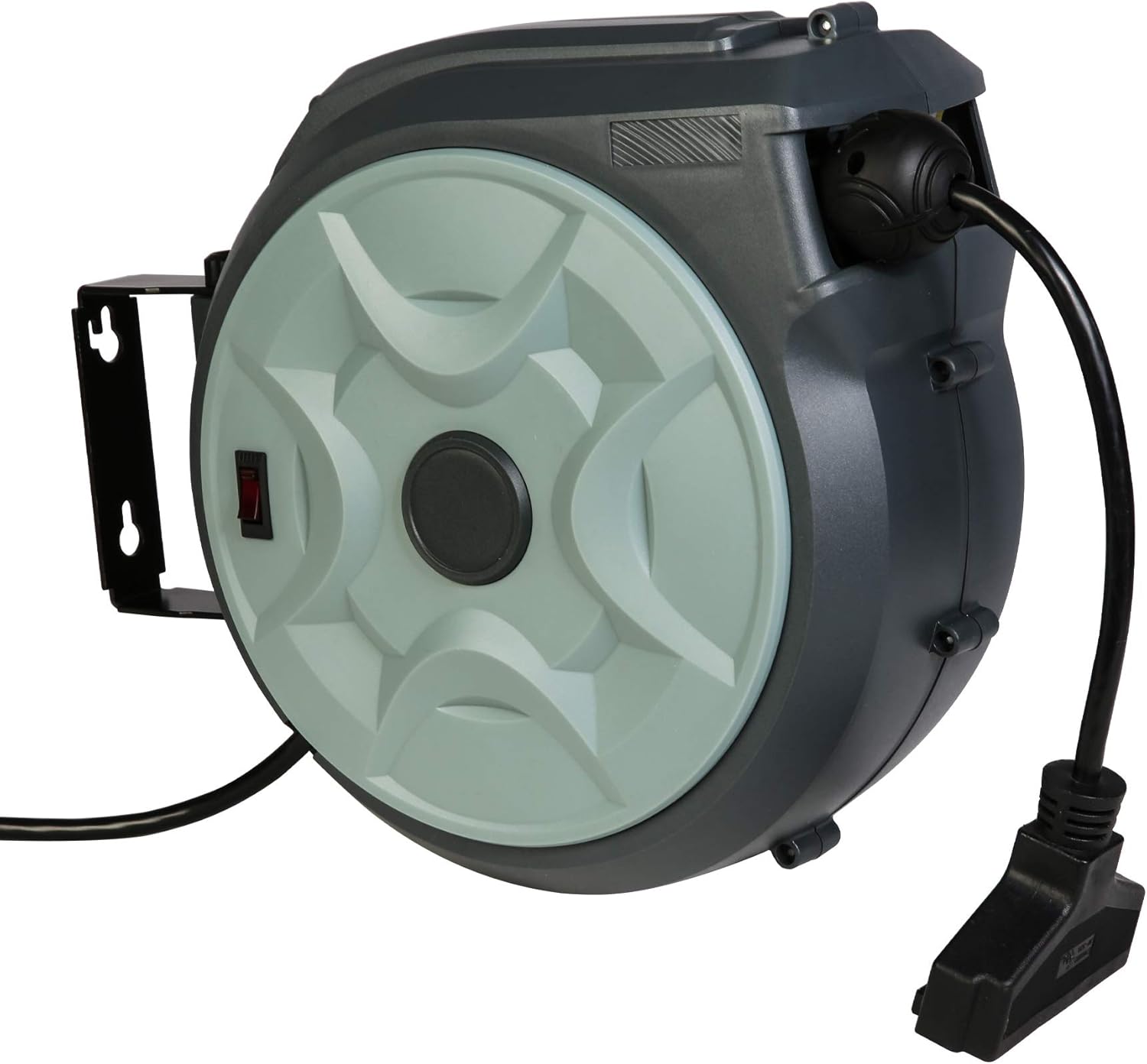 Amazon.com: LUCKYERMORE 50 Feet Retractable Extension Cord Reel Ceiling ...