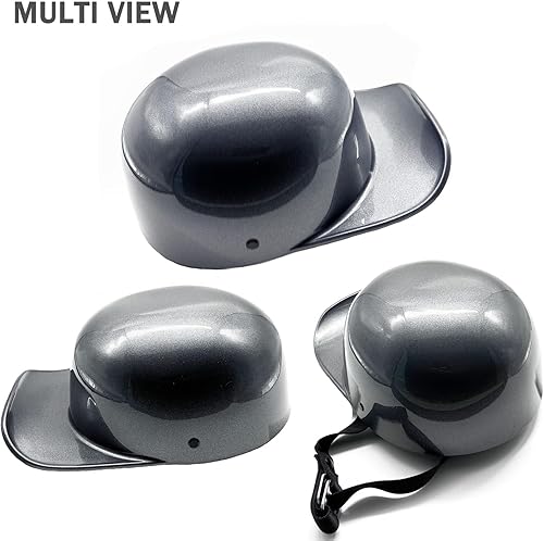 Miniatura 5 de Casco de béisbol vintage para motocicleta, media gorra con gafas para hombres y mujeres adultos, ciclomotor, moto, moto, moto, moto, Street Cruiser