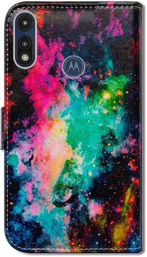 Miniatura 7 de Bcov Funda para Moto E 2020, Motorola E, funda de piel con tapa y soporte para ranura para tarjetas, soporte para Motorola Moto E 2020