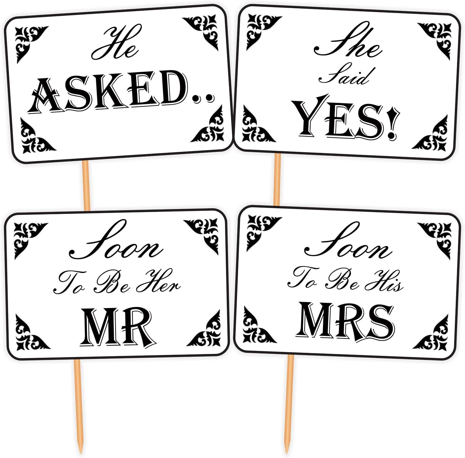 Set of 13 Pre Wedding Party Photo Booth Props