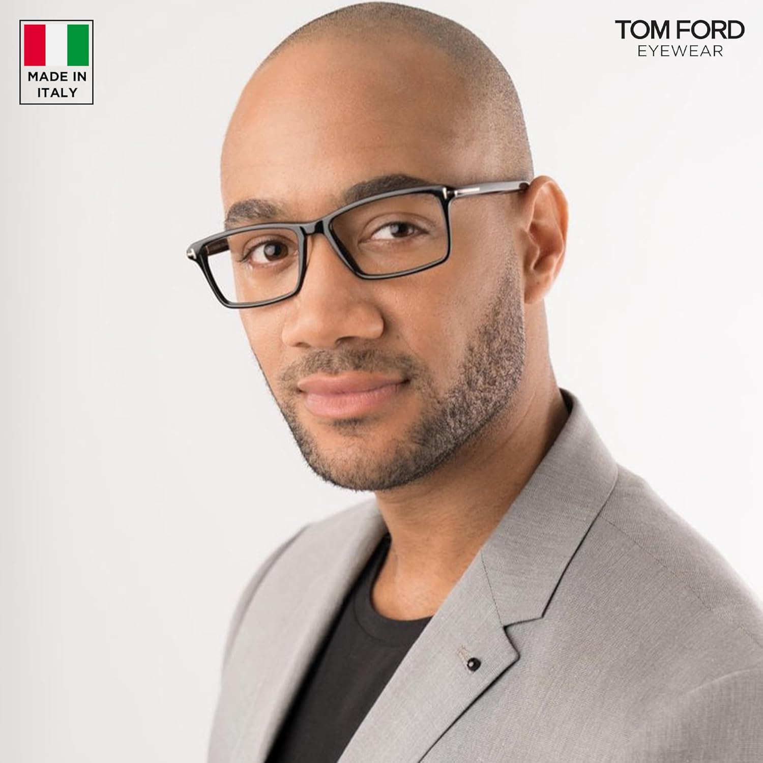 Tom Ford FT5408 Geometric Shape Eyeglass Frame With Luxury Eyewear Kit - Image 7