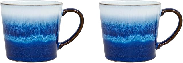 Denby 421048812 Blue Haze 2 Piece Large Mug Set,L (Pack of 2)