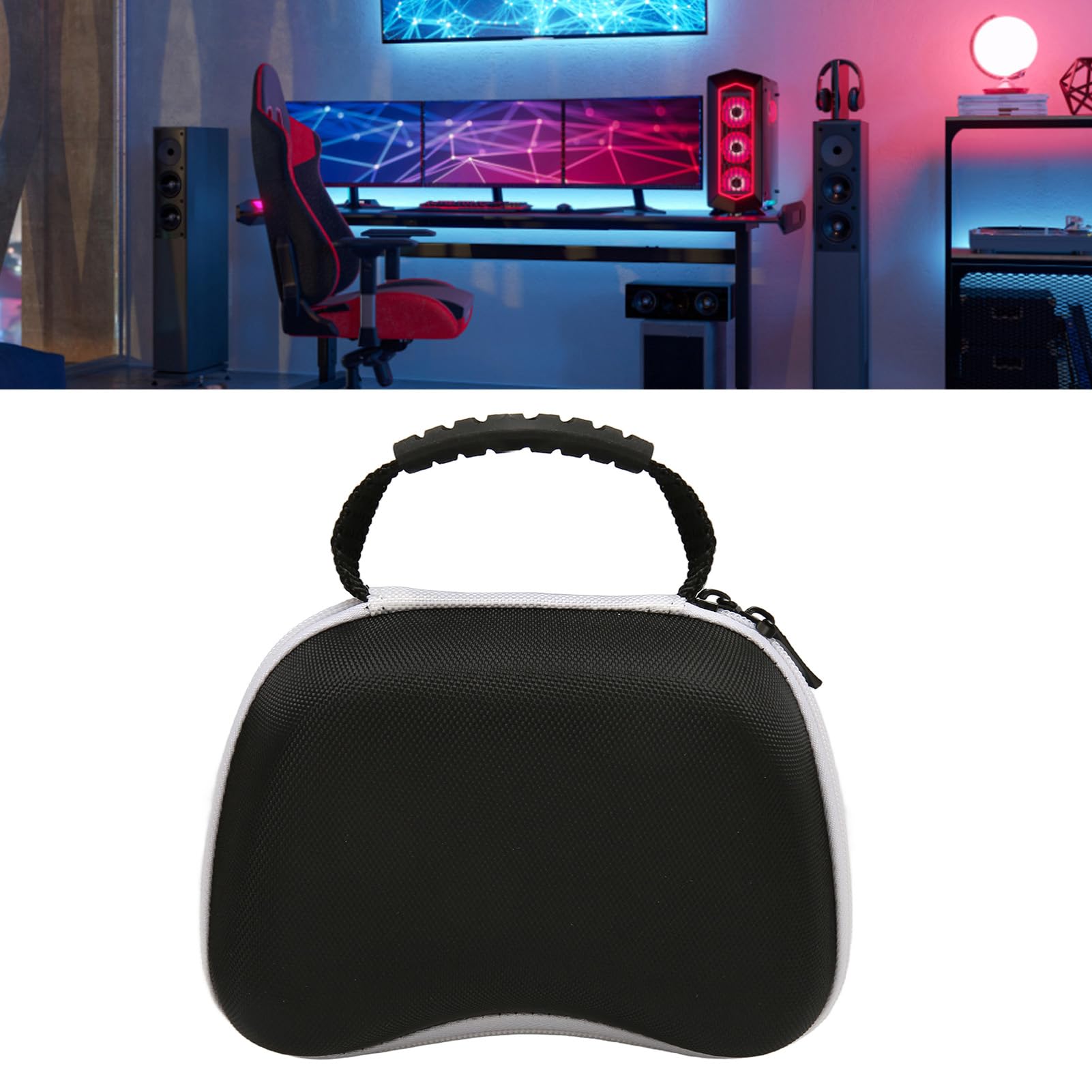 Reisetasche für PS5-Controller, Konsolen-Tragetasche, Hartschale, Eva-Aufbewahrungstasche, Tragetasche für für Switch Pro Game Control