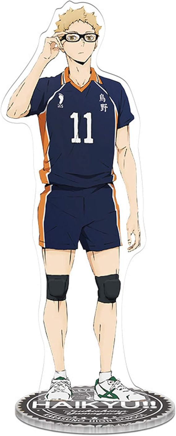 Amazon ハイキュー アクリルスタンド 烏野高校 月島蛍 つきしま けい 11番 全身 アクスタ 展示用 デコレーション 置物 装飾品 アニメ キャラクター 萌えグッズ 小道具 おしゃれ 軽量 プレゼント ギフト 21cm アニメ 萌えグッズ 通販