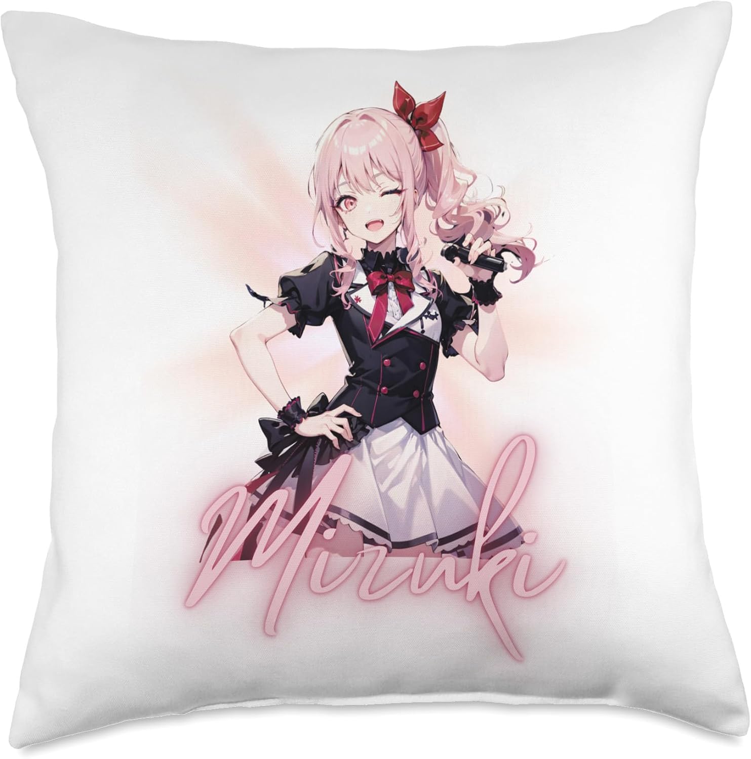 Mizuki Akiyama Graphic Throw Pillow