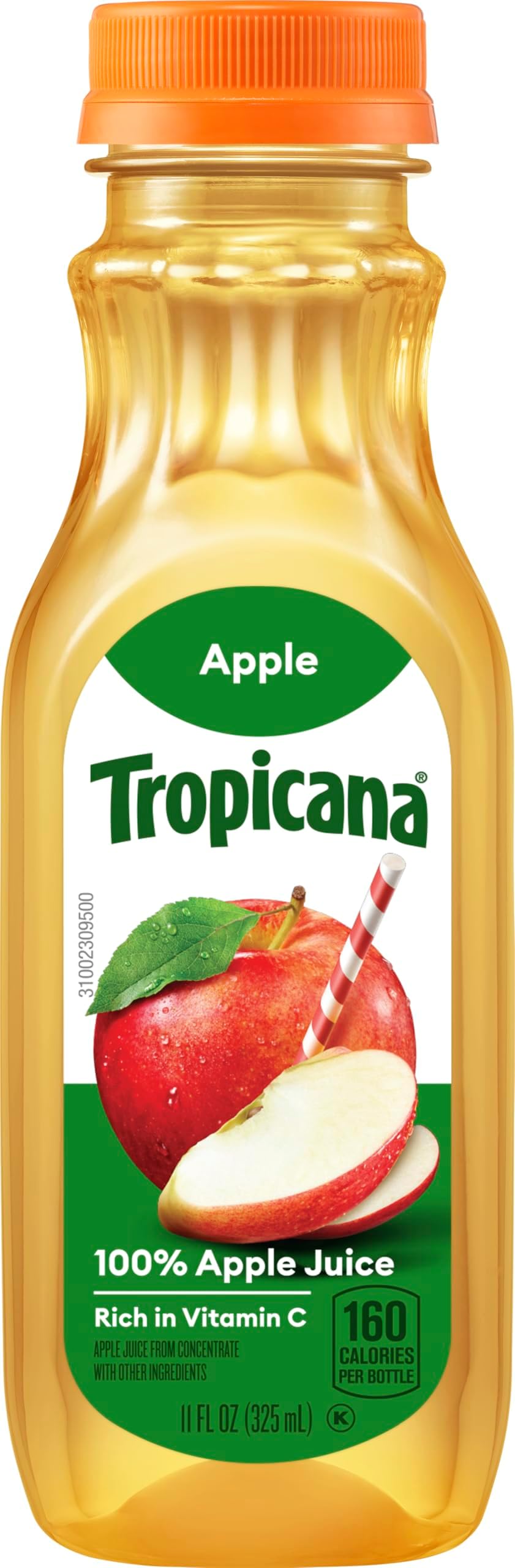 100% Apple Juice, Single Serve, 11 fl oz bottle