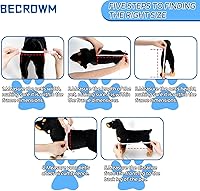 Vista 2 de Dog Wheelchair for Back Legs, Light Weight Dog Wheelchair Cart with Disabled Hind Legs Walking, Adjustable