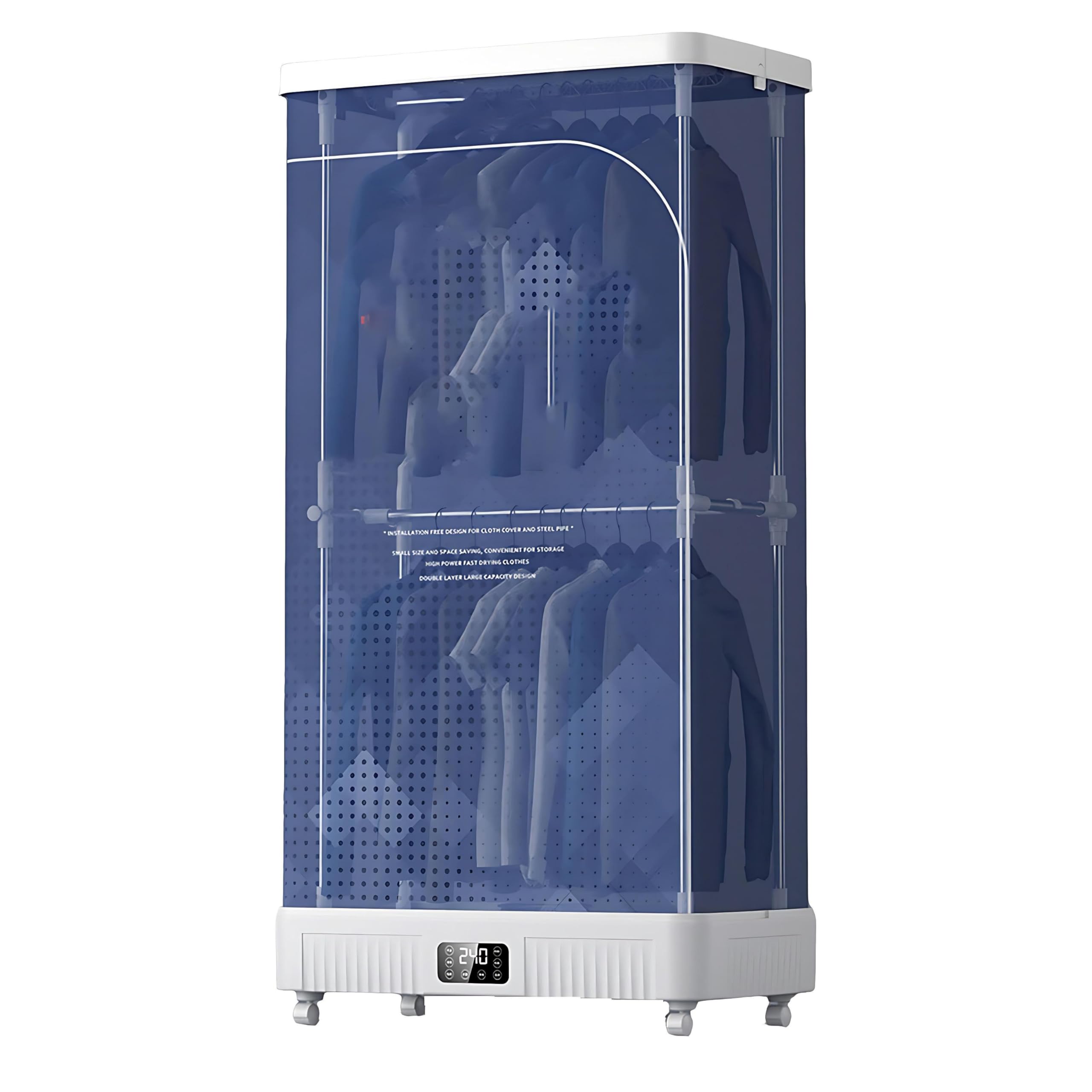 2000w Secadora De Ropa Portátil - Mini/Compacta,Automática, Inteligente, con Temporizador Ajustable, Apta para Ropa Y Tejidos, Secado Rápido