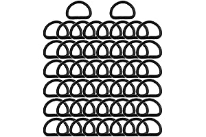 BIKICOCO Premium 3/4 Inch D-Ring Buckles (10 Pieces)
