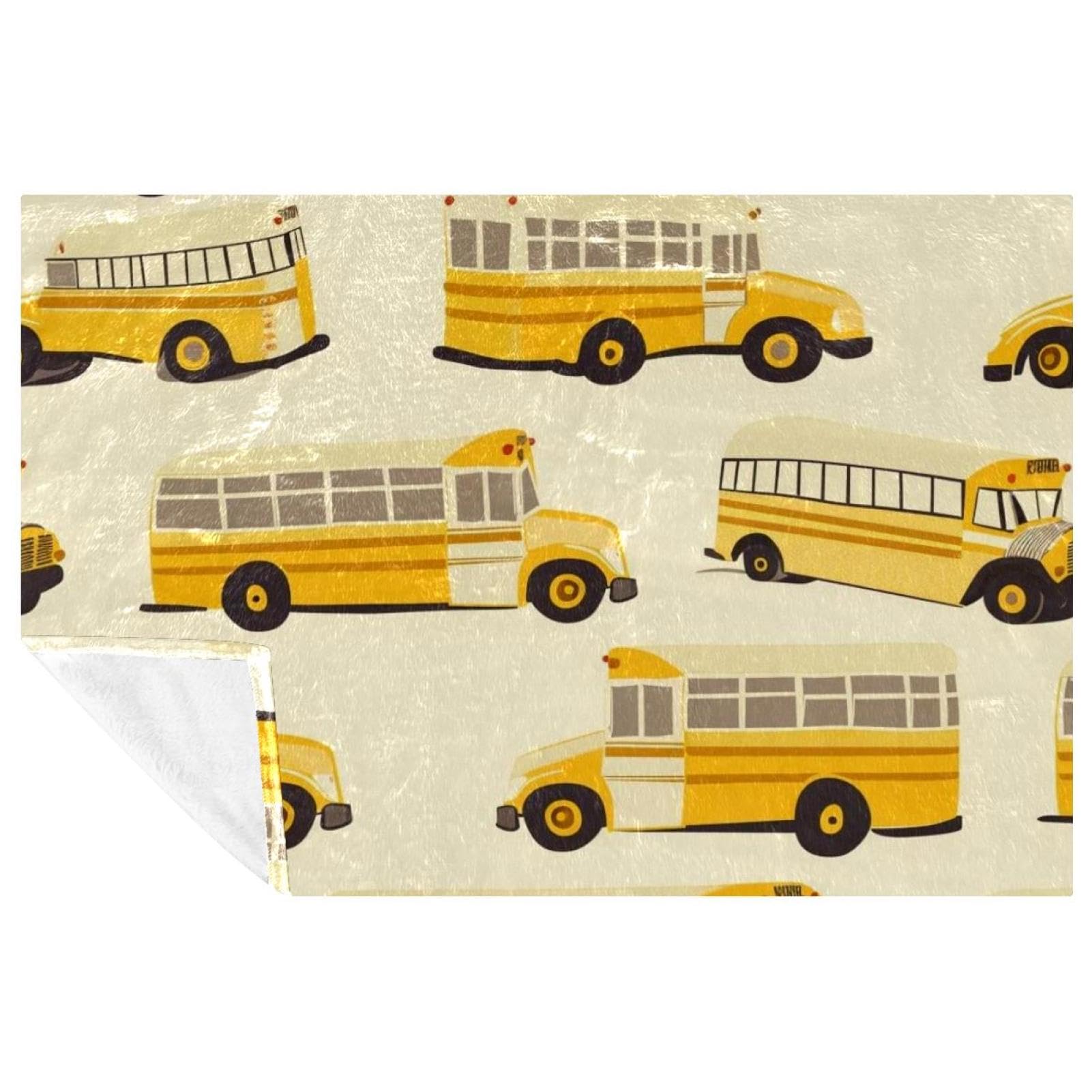 Couverture douce chaude lit canapé camping plage plaid jaune 150x100 cm universel