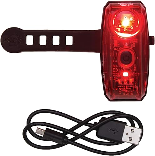 Miniatura 3 de Planet Bike Superflash 65R Luz trasera roja para bicicleta, recargable por USB, fácil de montar, luz trasera segura para uso múltiple (3096)