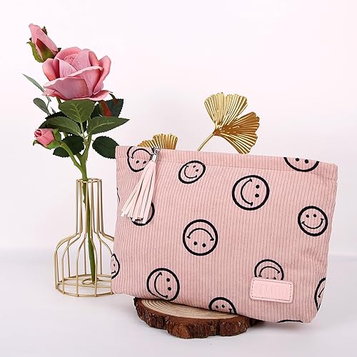 Miniatura 2 de Bolsa de maquillaje pequeña para cosméticos bolsa de cosméticos para bolso, bonitas bolsas de maquillaje con borla, regalos para adolescentes,