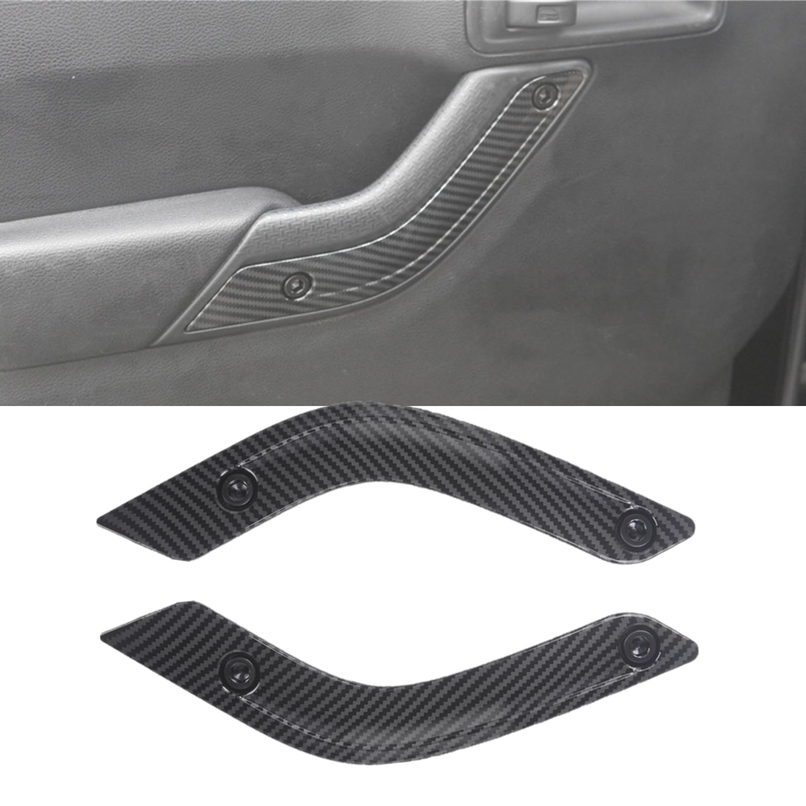 Snapklik.com : RESTBONE Car Interior Door Grab Handle Inserts Cover ...