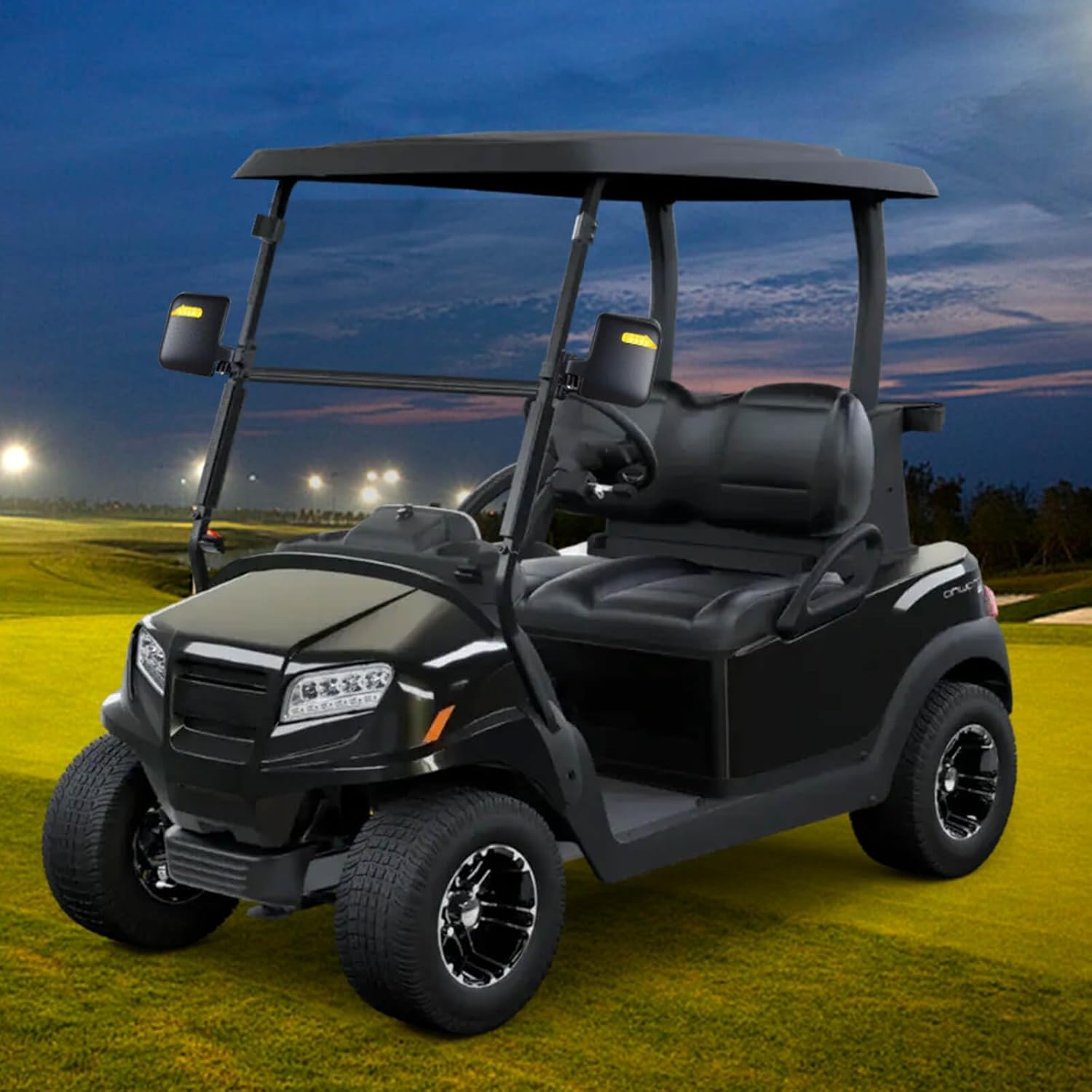 Golf Cart Mirror Universal Golf Cart Side Mirrors Rear view Mirrors for Club Car EZGO Yamaha UVT AVT Side Mirrors