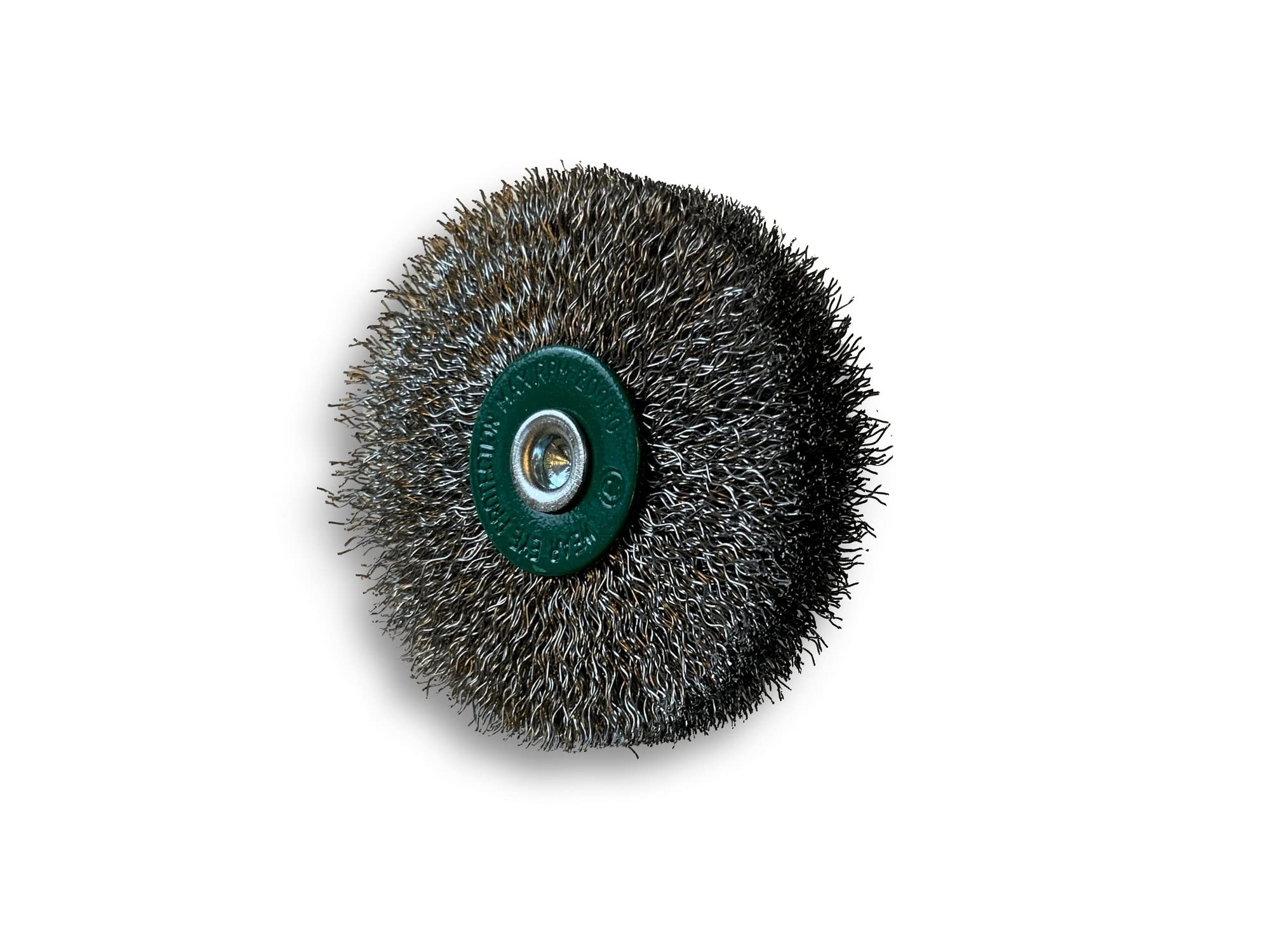 Kibros Lot 10 brosses circulaires tige Ø 75 mm inox dur 18 mm