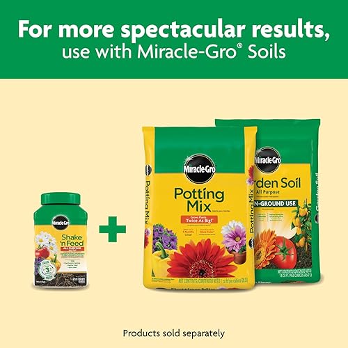 Miniatura 10 de Miracle-Gro Shake 'N Feed - Alimento vegetal multiusos, para plantas en el suelo y en macetas, nutrición por hasta 3 meses, 1 lb.