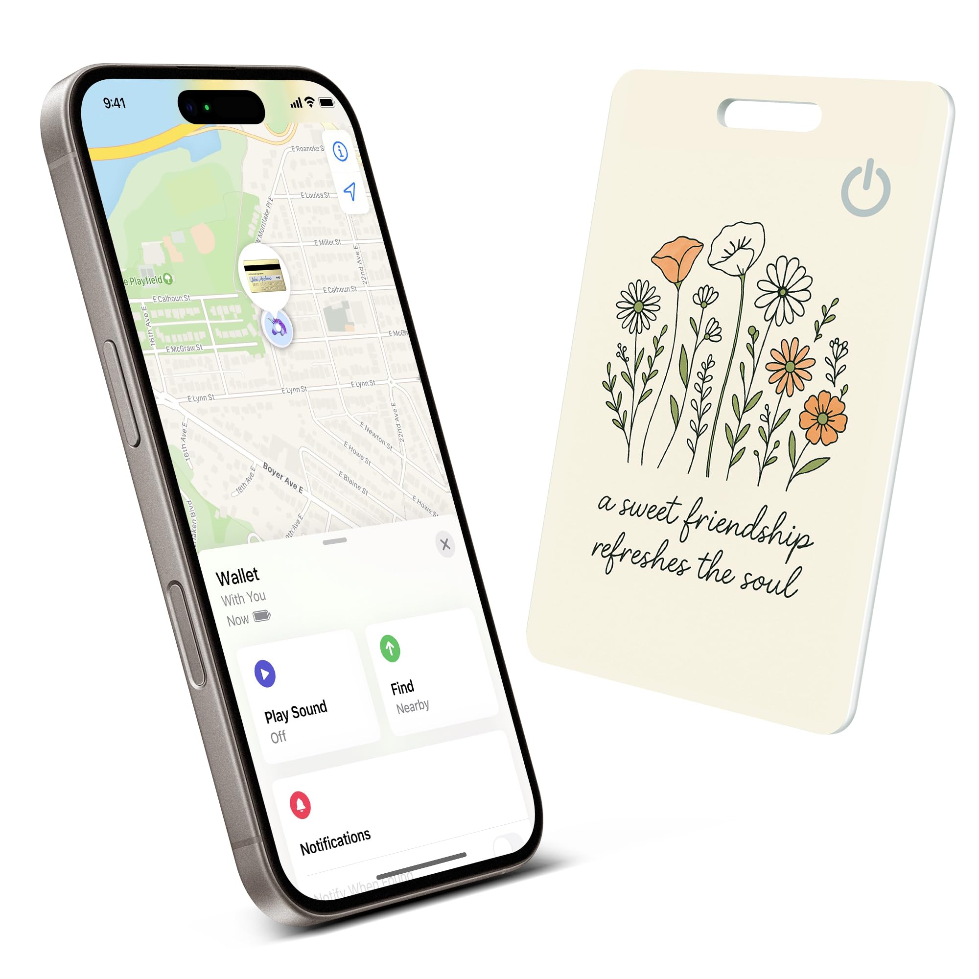 1 Pcs Bluetooth Tracker Smart Finder, Smart Card Wallet Finder GPS Tracker, Keys Finder, and Item Locator for Keys, Bags-image-17
