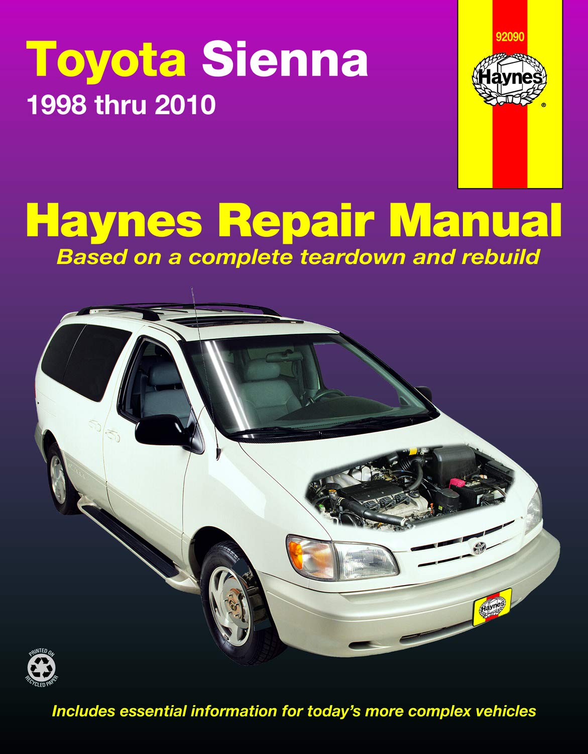 Toyota Sienna 1998 thru 2010 Haynes Repair Manual: All Models