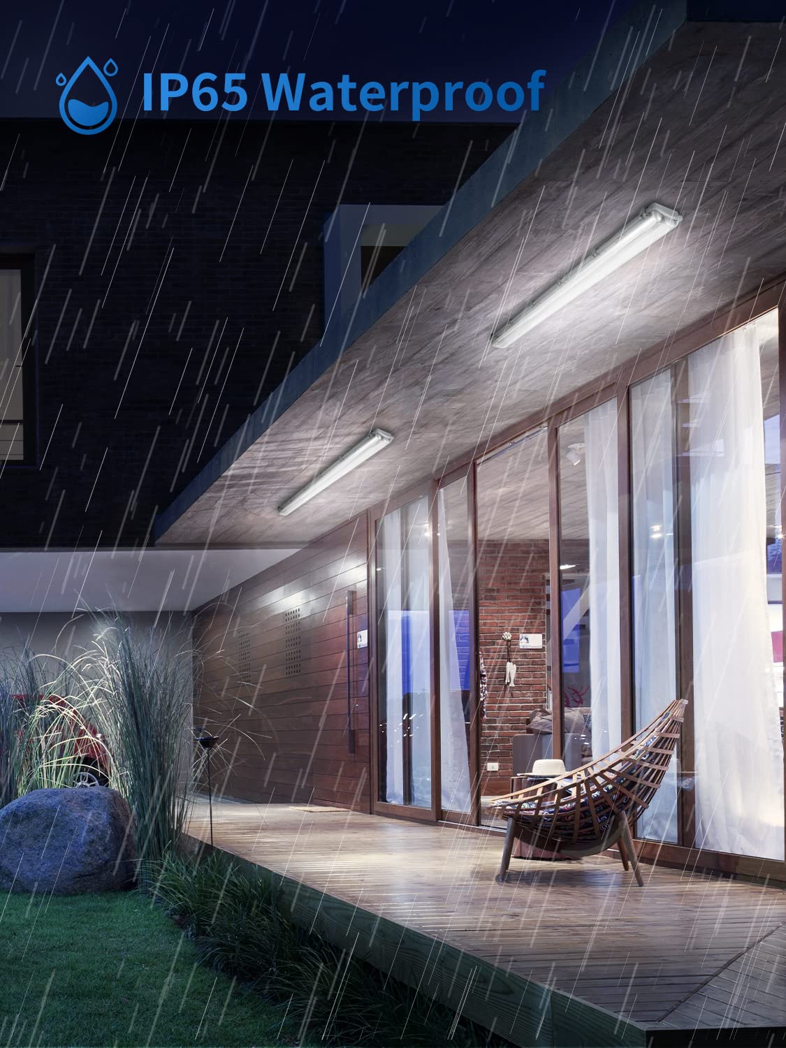 Feuchtraumleuchte LED 120cm,36W 3600LM LED Röhre,4000K Neutralweiß Kellerlampe,IP65 Wasserdicht LED Leuchtstoffröhre,LED Werkstatt Deckenleuchte für Keller Garage Küche