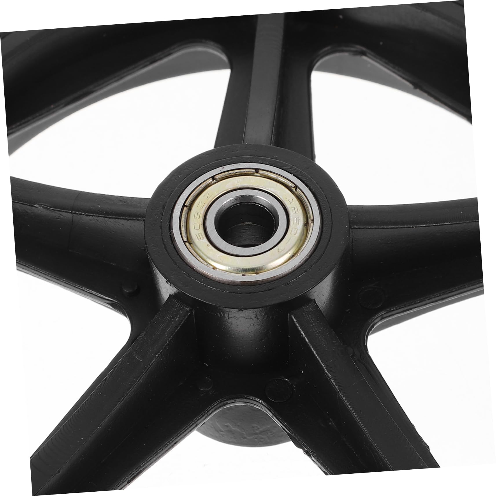 WOONEKY 2pcs Wheelchair Front Wheel Drive Wheelchair Wheel Castor Wheels Wheel Universal Wheelchair Rear Wheelchair Tires Scooter Steering Drive Walker Parts Stroller Stainless Steel Black