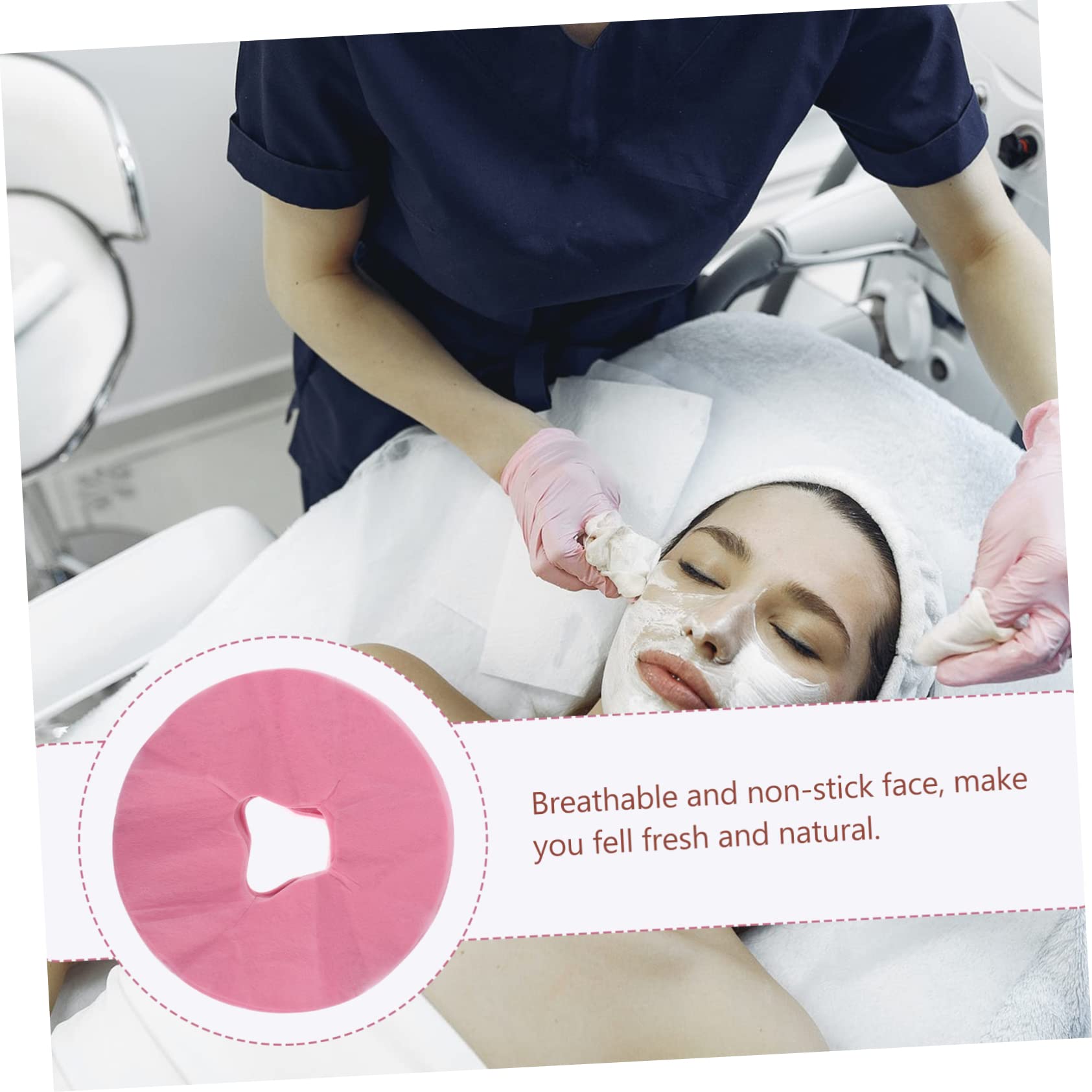 Healvian 150pezzi Tappetini Riutilizzabile Per Lettini Massaggio Per Viso Non Per Centri Estetici e Spa Facili Da Usare e Igienici