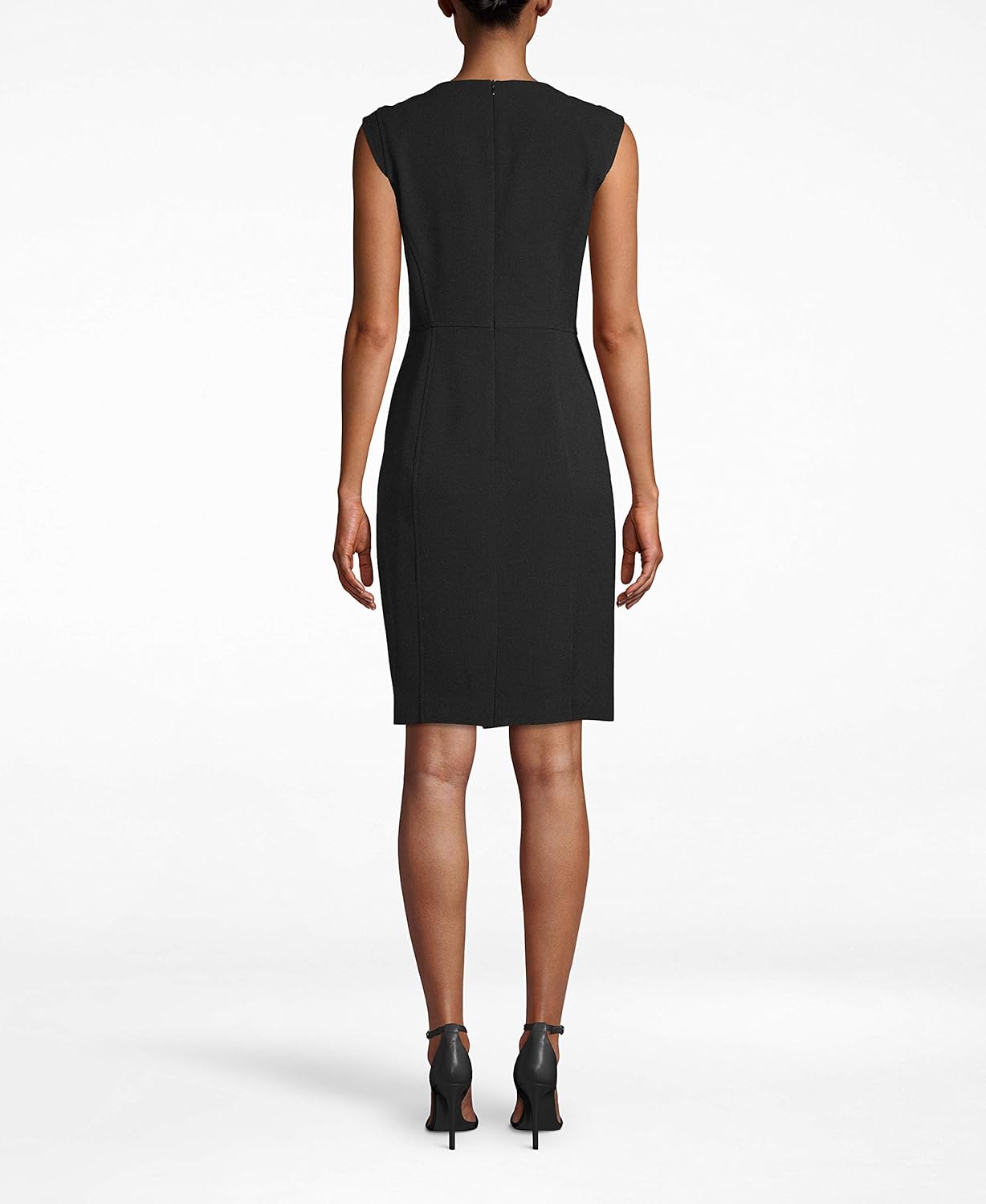 Anne Klein Womens Crepe Sheath Dress - Image 2