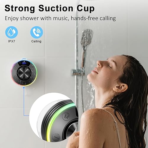 Miniatura 5 de Altavoz Bluetooth portátil impermeable, sonido fuerte de 24 W, graves profundos, Bluetooth