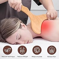 Vista 2 de JUANWAN 12-in-1 Wood Therapy Massage Tools Lymphatic Drainage Massager Wooden Massage Body Sculpting Tools Maderoterapia Kit Wood Therapy Tools for