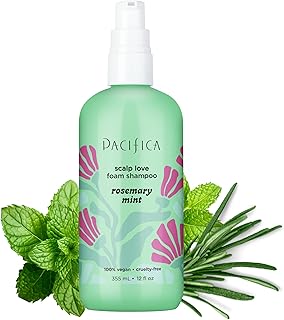 Rosemary Mint Scalp Detox Shampoo – Clarifying Shampoo for Dry Flaky Scalp, Removes Buildup & Excess Oil, Invigorating Rosemary + Mint Clean Beauty Vegan Dermatologist Tested