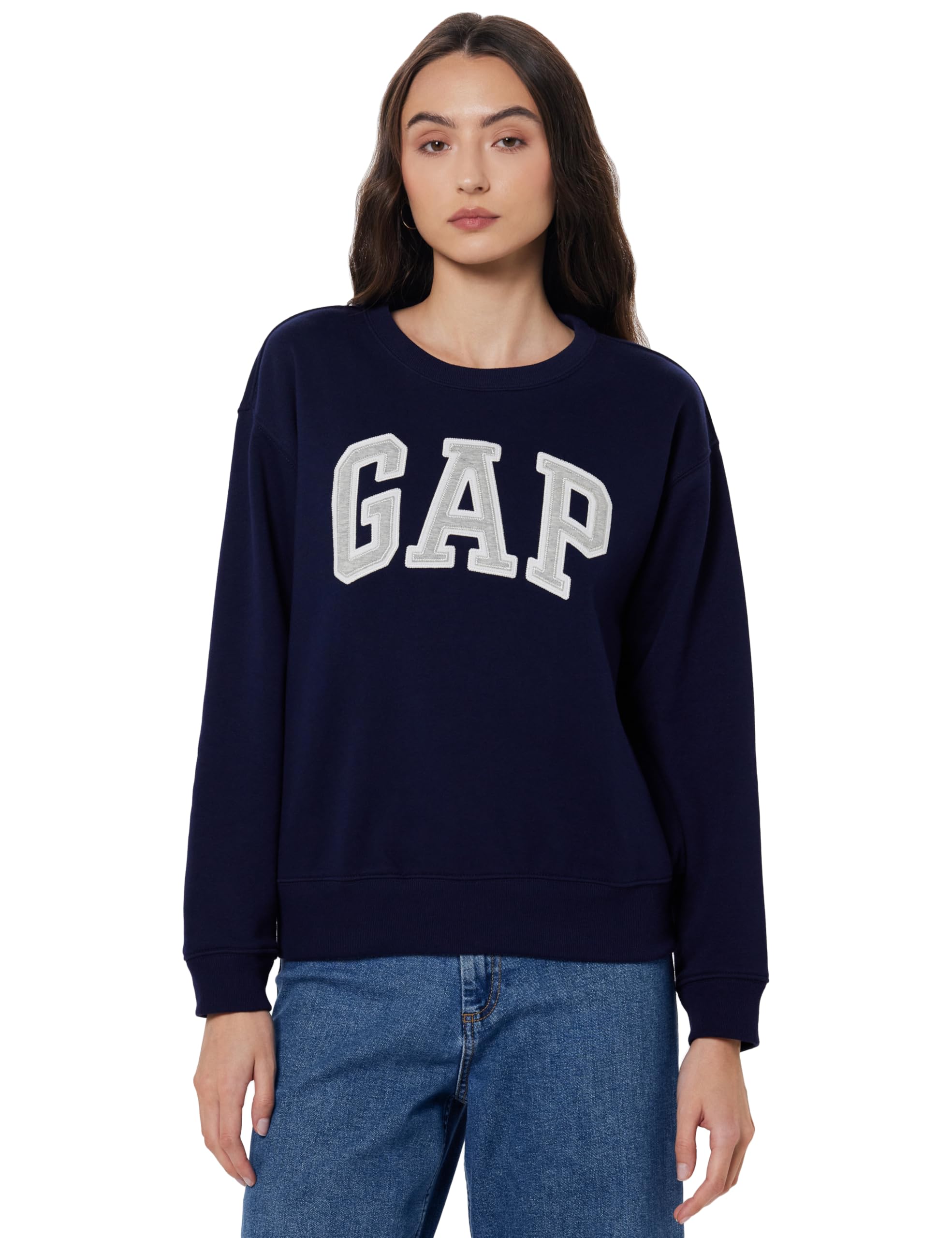 gap Women Graphic Printed Relaxed Fit Crew Neck Full Sleeve Sweatshirt-picture-49