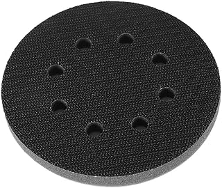 Soft Buffer Sponge 1 Pack Soft Sponge Cushion 5 Inch 8 Holes Interface Buffer Pad Sanding Discs Pad Soft Sponge Buffer Pad Interface Buffer Backing Pad for Woodworking Polishing and Sanding Machines