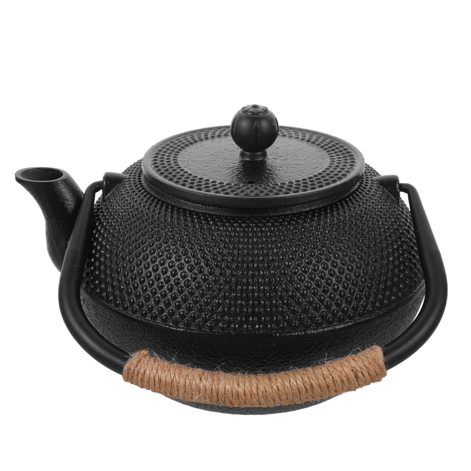 Cabilock 2 Piezas Tetera De Hierro Fundido Pava Infusor Té Para Puede Teteras Tetera Japonesa De Metal Tetera De Metal Japonesa Tetera Metalica Estufa De Tetera Negro Planchar