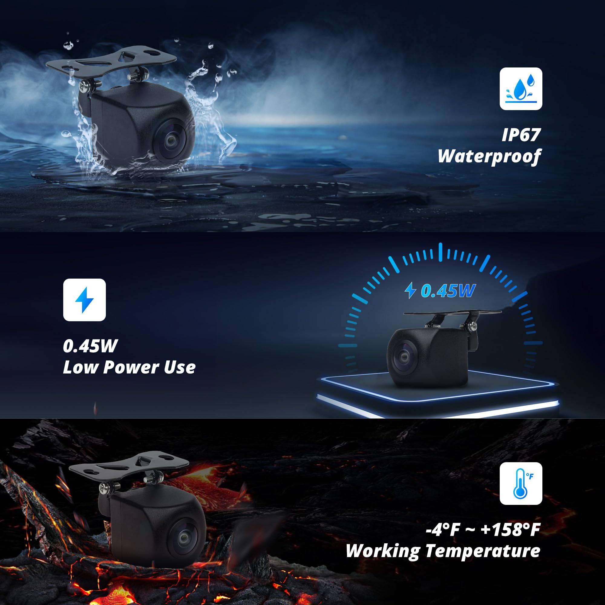 Amazon.com : ATOTO AC-RCR04W 1080P Rearview Recording Camera,HDR