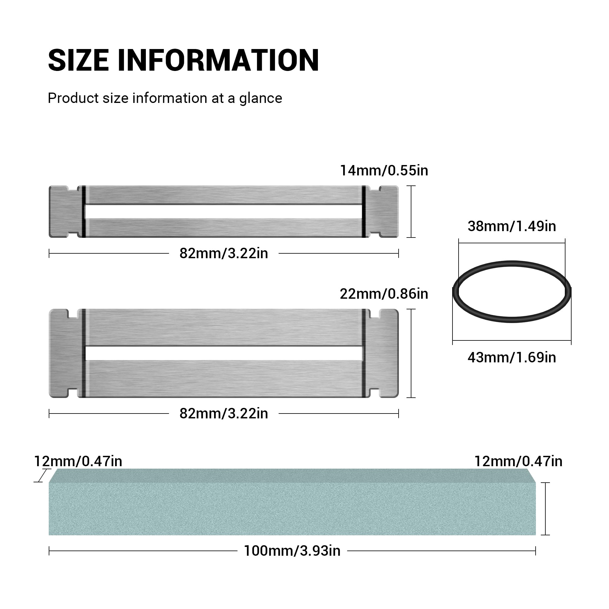 YIMATEECO Guitar Fingerboard Guards Stainless Steel Fingerboard Fretboard Protector Set Guitar Fret Removal and Polishing Tool for G-uitar - Image 2
