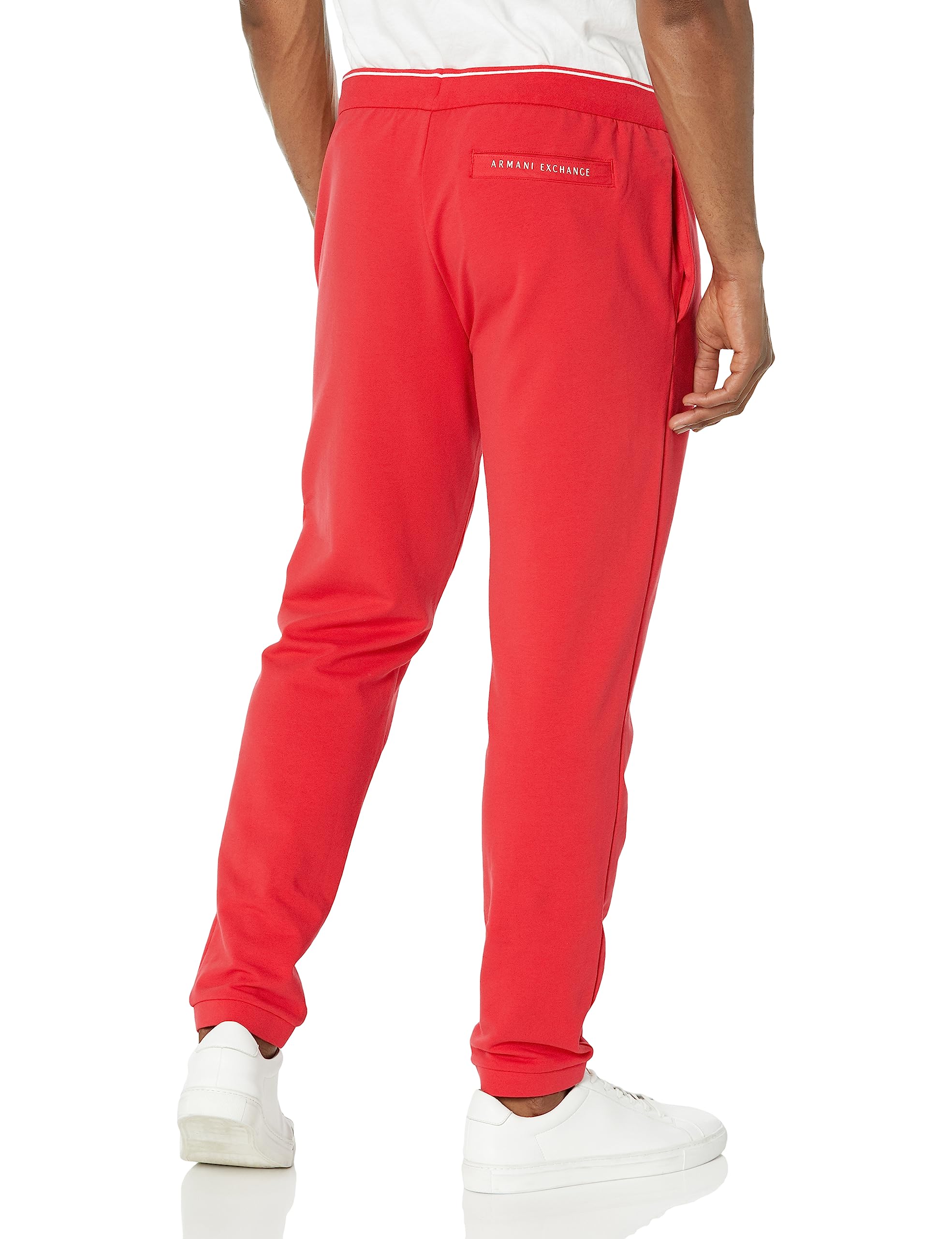 Armani Exchange Męskie spodnie sportowe ze stretchem French Terry