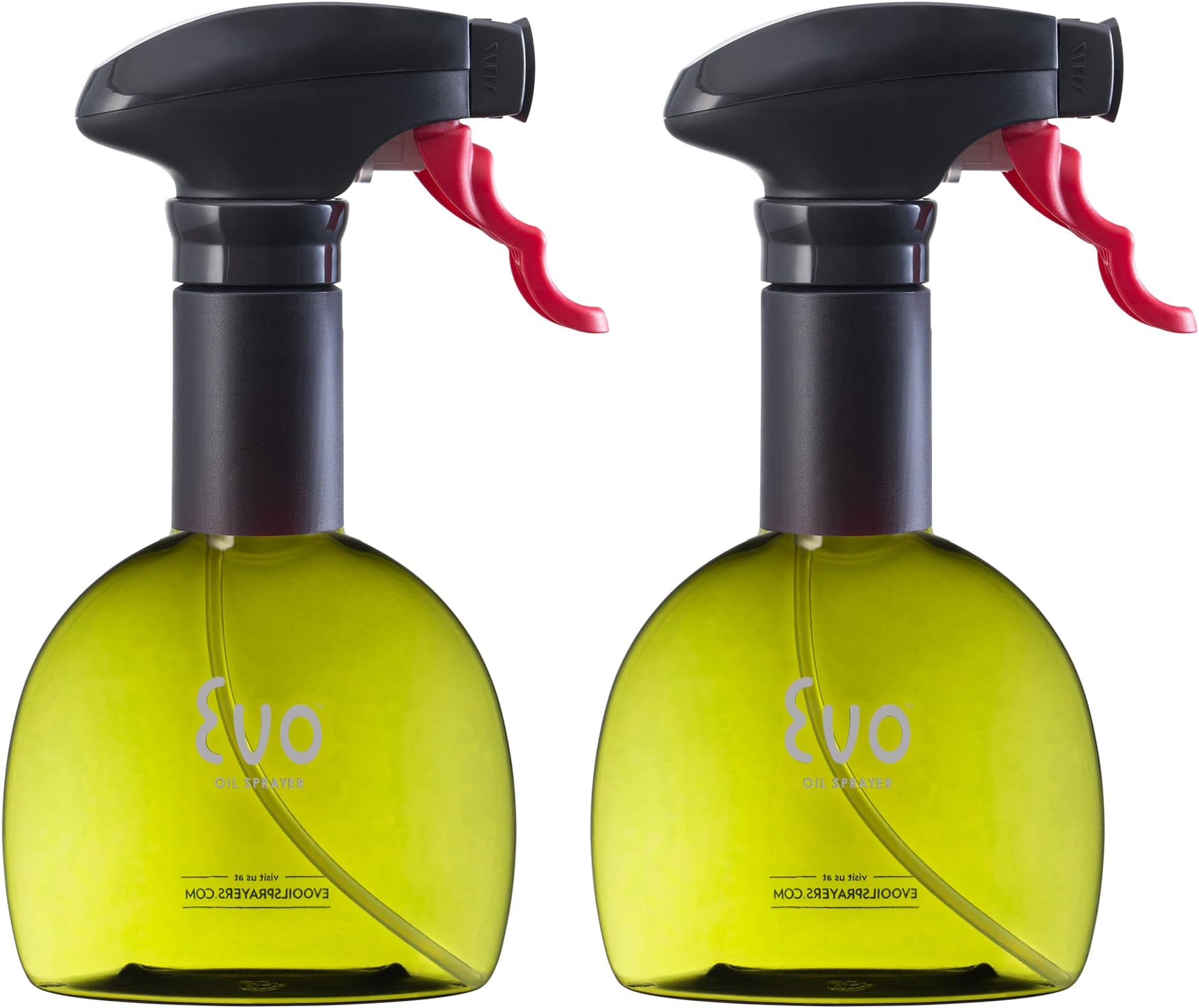 Bottle, Non-Aerosol for Olive Cooking Oils, 8-ounce Capacity, Set of 2, Green
