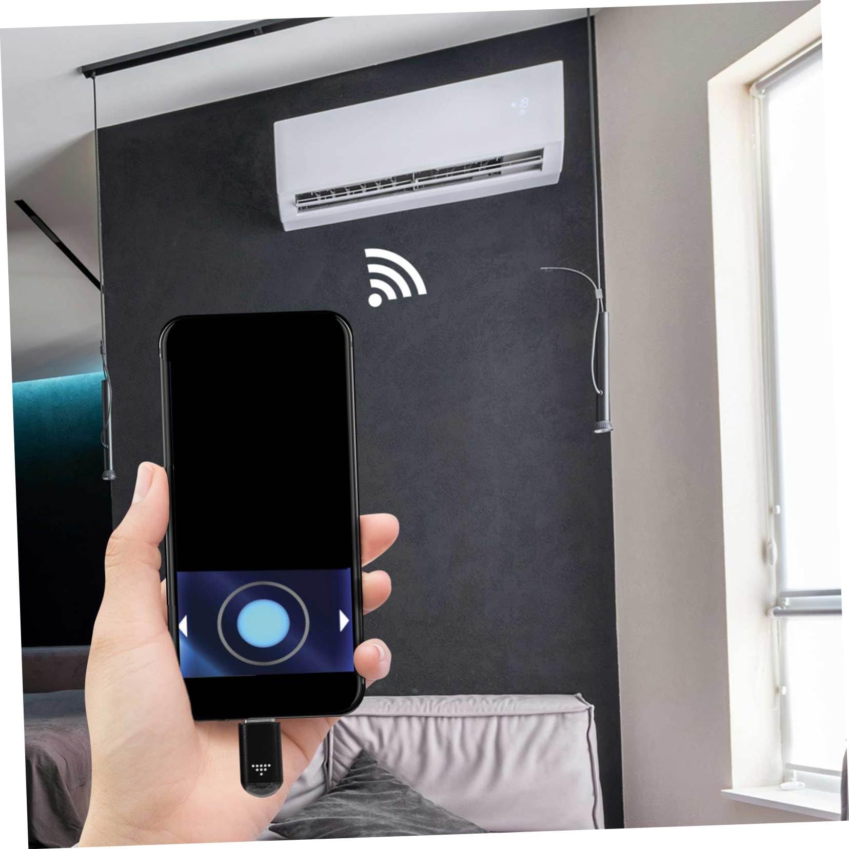 HOMSFOU 4sätze Type Infrarot Fernbedienungsadapter Für Smartphone Universeller Tragbarer Controller Für Klimaanlagen Und Tv-geräte Leicht Und Kompakt Für Unterwegs