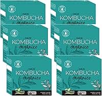 Kit 6cx Chá Kombucha Orgânico - chá fermentado (60 sachês de 10g) - Campo Verde